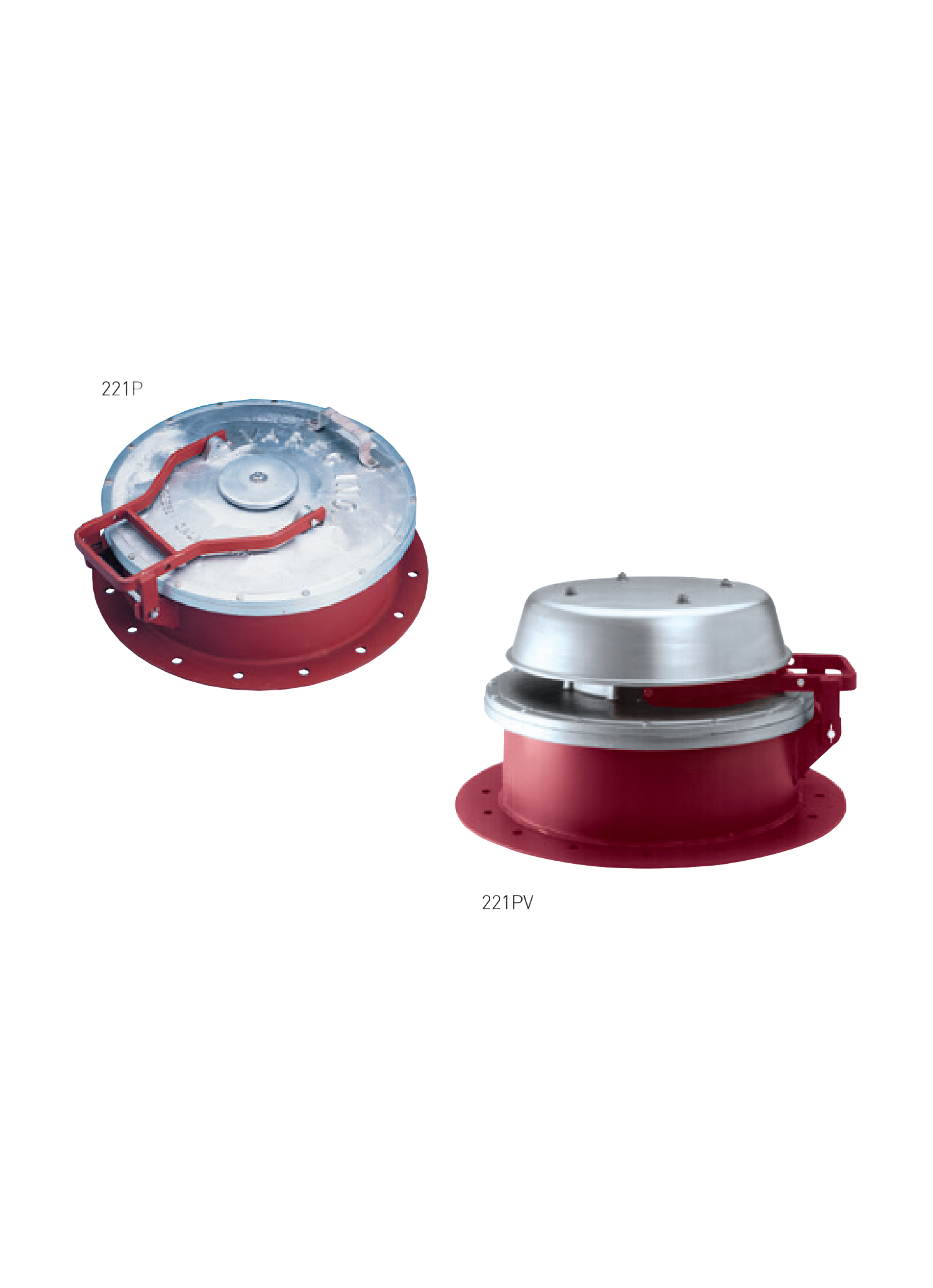 221 SERIES EMERGENCY PRESSURE RELIEF MANWAY COVERS